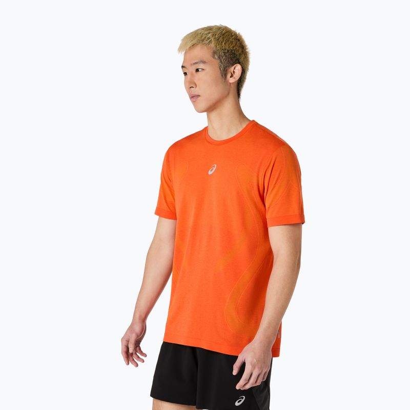 Férfi futó póló ASICS Road Seamless Top energy orange 3