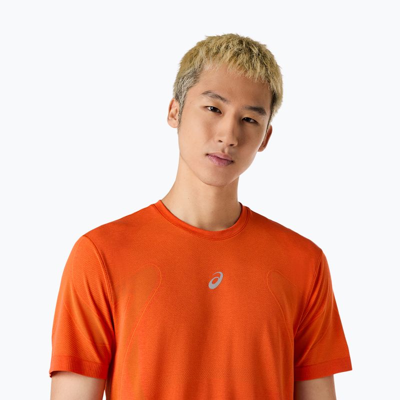 Férfi futó póló ASICS Road Seamless Top energy orange 4