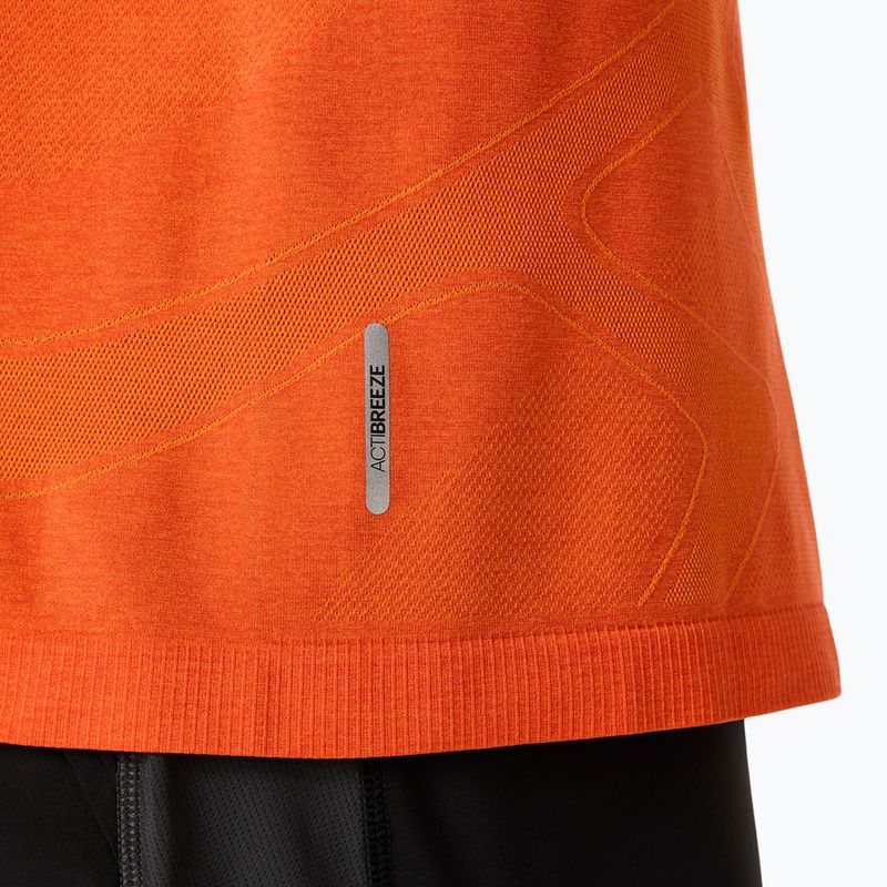 Férfi futó póló ASICS Road Seamless Top energy orange 5