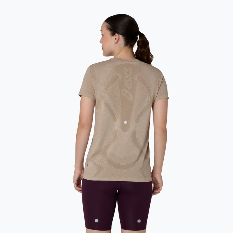 Női futó póló Asics Road Seamless Ss Top greige 3