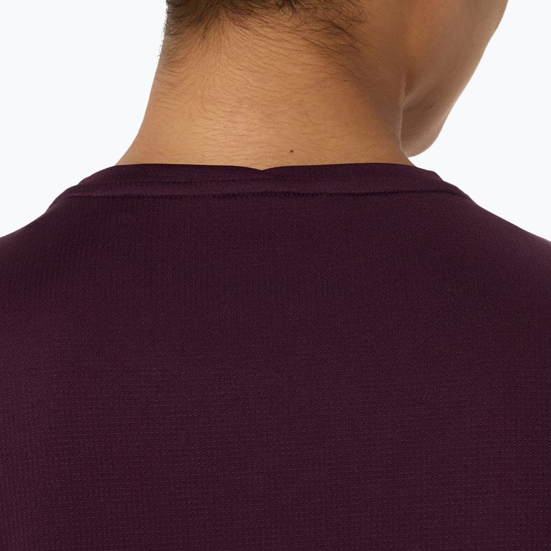Női futó póló Asics Fujitrail Logo Ss Top Dark Aubergine 6