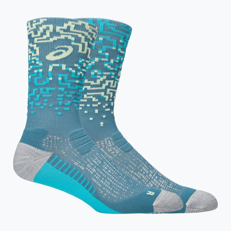 Zokni ASICS Performance Run Crew foggy teal/energy aqua