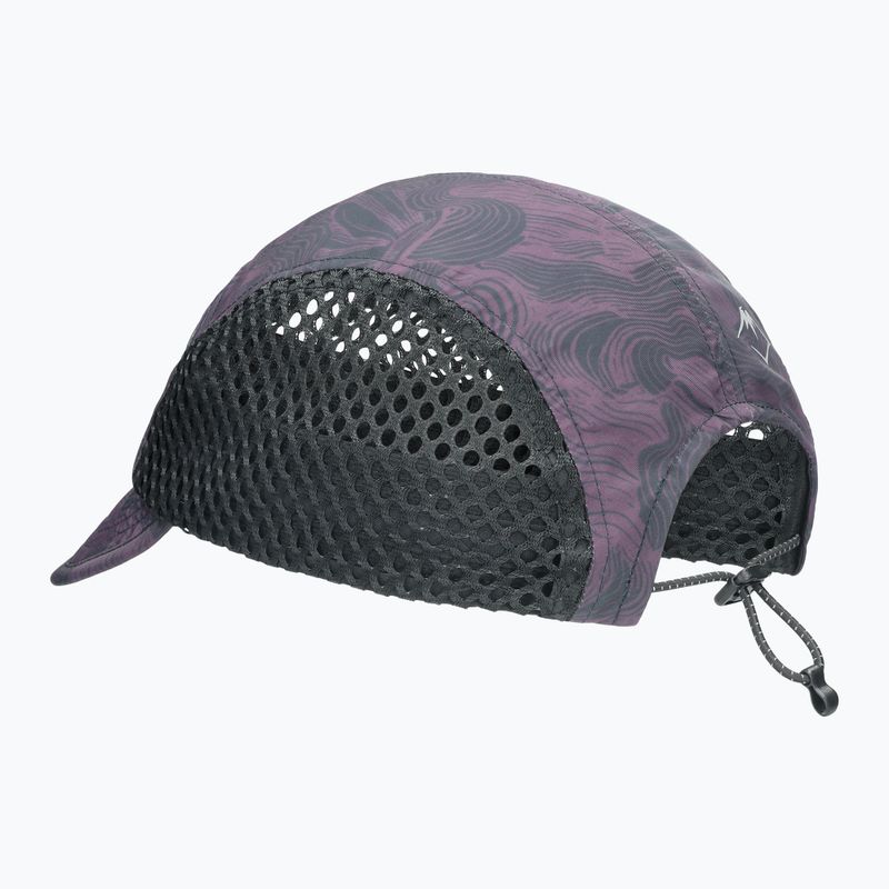 Ellenzős sapka Asics Fujitrail Graphic Cap Dark Aubergine 2