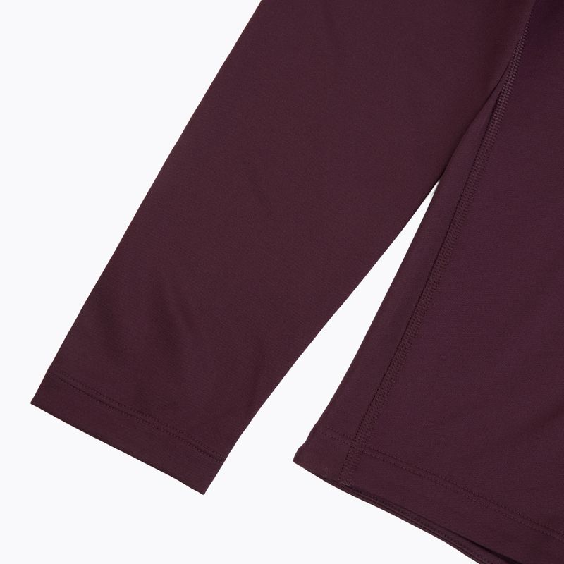 Női hosszú ujjú póló futáshoz ASICS Core 1/2 Zip Winter Top dark aubergine 4