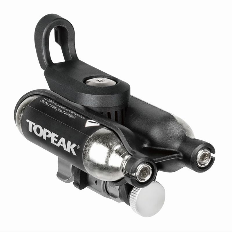 Topeak Ninja Master+ CO2 üzemanyag csomag a kosár alatt fekete színben 3