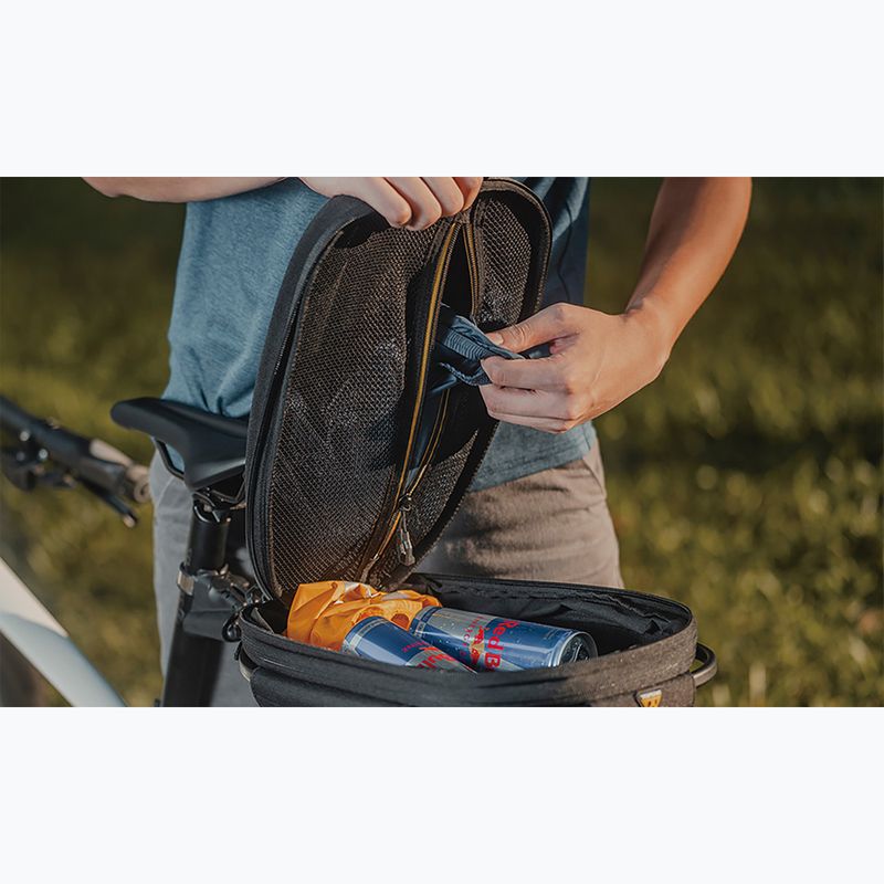Topeak DynaPack DX 9.7 l fekete, nyereg alatti kerékpáros táska 8