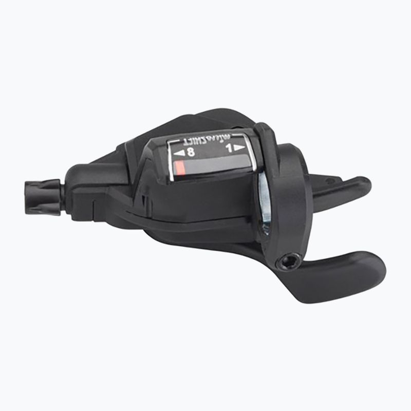 Váltóváltók optikai kijelzővel jobb + bal microSHIFT Mezzo TS39 3x8 hüvelykujj csap microSHIFT Mezzo TS39 3x8 Thumb Tap 2