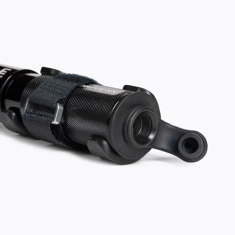 Lezyne POCKET DRIVE HV ABS ABS FLEX HOSE kerékpárpumpa 90psi rövid hosszúságú fekete LZN-1-MP-PKDRHV-V104 4