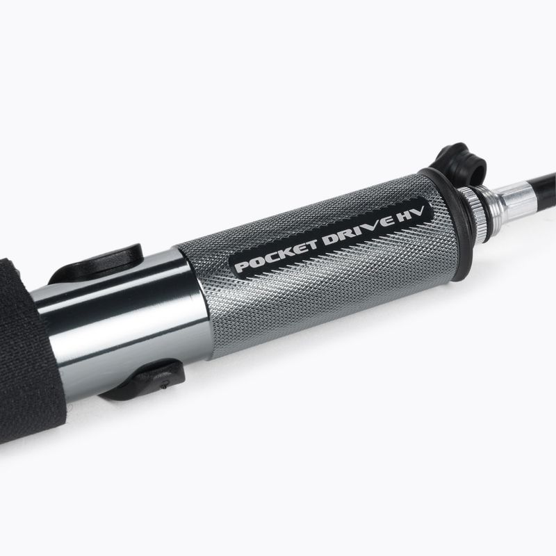 Lezyne Pocket Drive Hv Abs Abs Flex tömlő kerékpárpumpa fekete LZN-1-MP-PKDRHV-V119 3