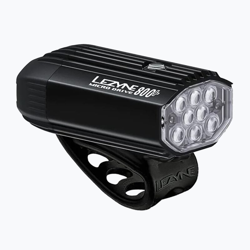 Lezyne Micro Drive 800+ / KTV Drive+ satin black/black kerékpárlámpa készlet 2