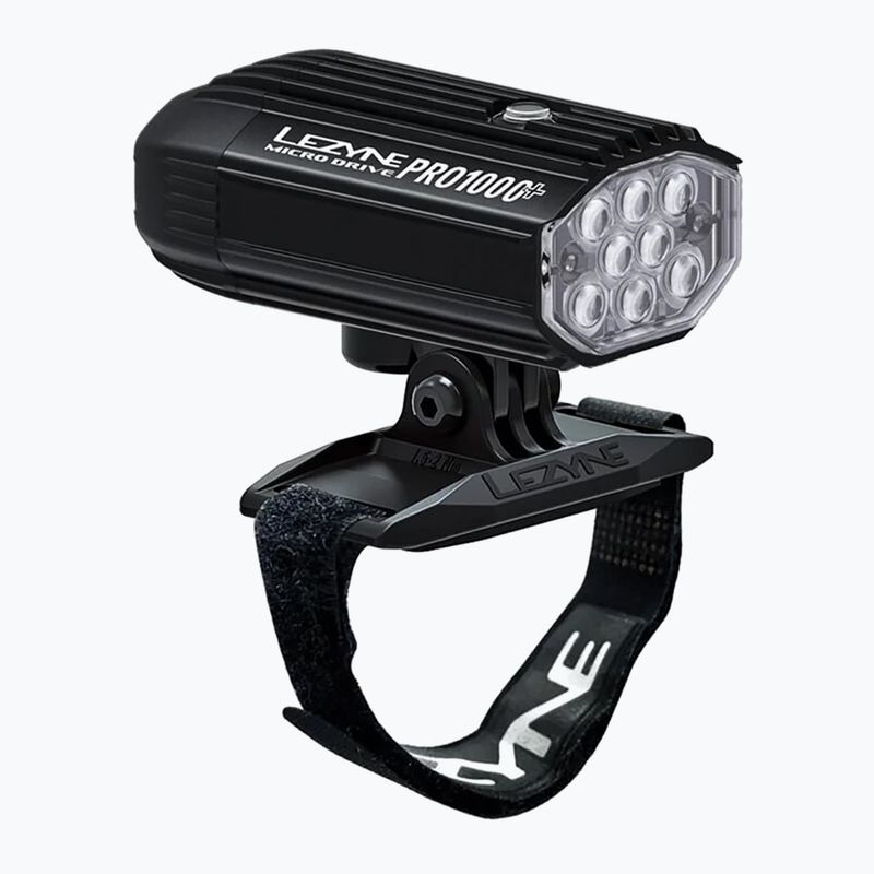 Lezyne Micro Drive Pro 1000+ satin black első kerékpárlámpa