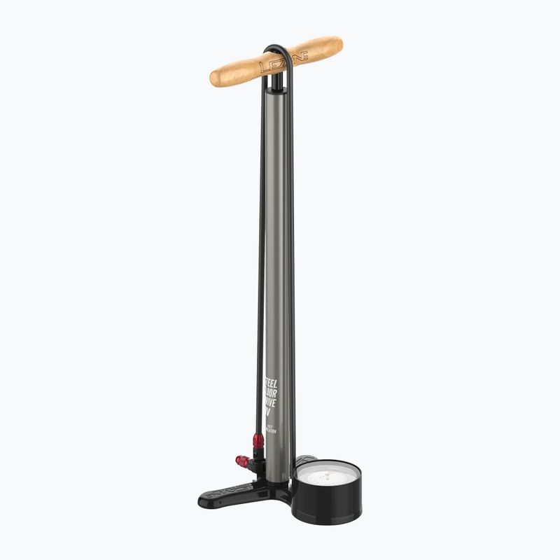 Lezyne Steel HV Floor Drive 3.5 100psi lapos fekete kerékpárpumpa 2