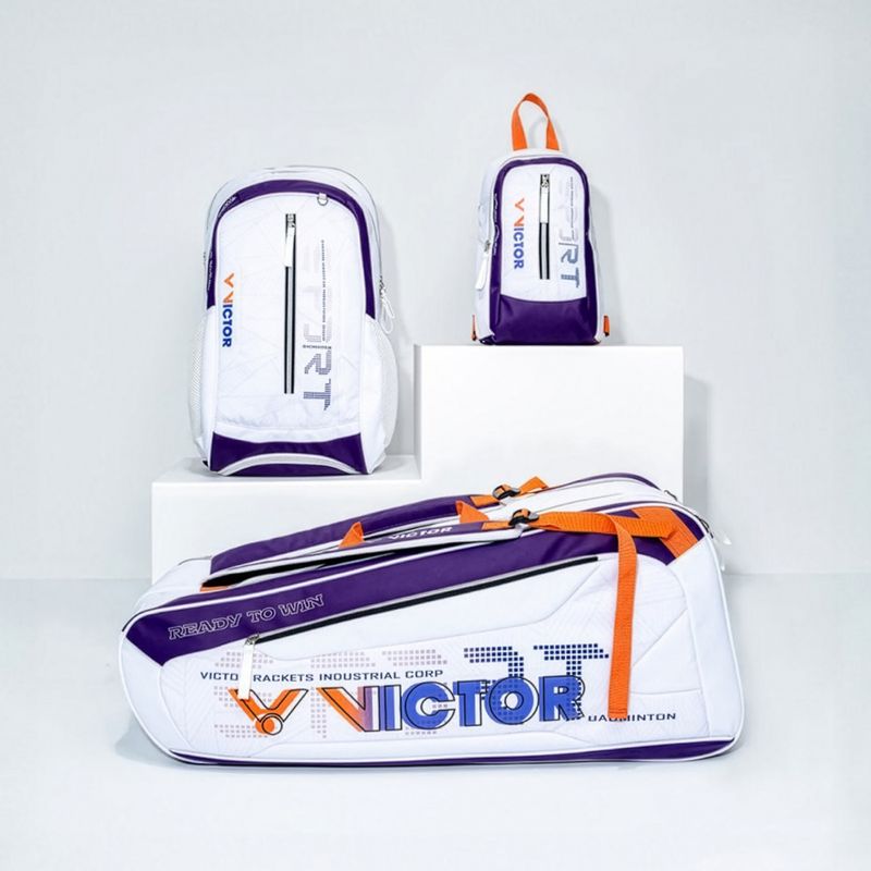 Badminton táska VICTOR BR5223 Limited white/purple 2