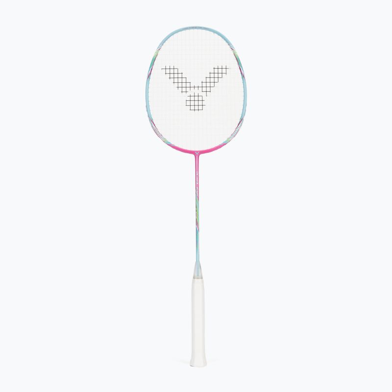 Tollaslabda ütő VICTOR DriveX 6SP QM fluorescent rose-red/light blue