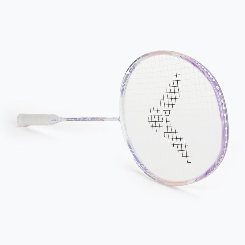 Tollaslabda ütő VICTOR Thruster K 66 AJ white/purple 2