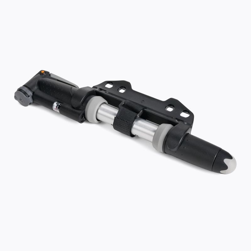 Topeak kerékpárpumpa nyomásmérővel Mini Dual G szürke T-TMMB-2G T-TMMB-2G