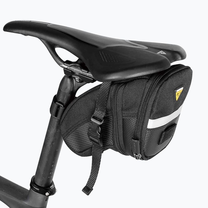 Topeak Aero Wedge Pack kerékpáros nyeregtáska fekete T-TC2262B T-TC2262B 7