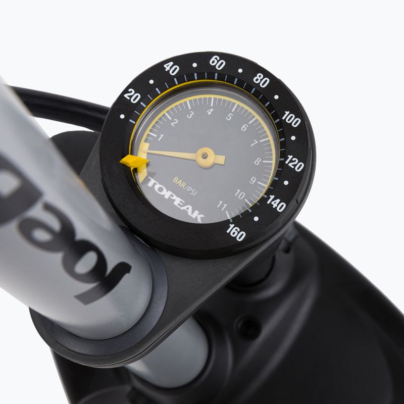 Topeak Joe Blow Max Hp kerékpár padlószivattyú ezüst T-TJB-M2S 3