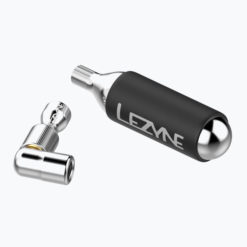 kerékpárszivattyú Lezyne Trigger Drive CO2 + Nabój 16 g gloss silver 3