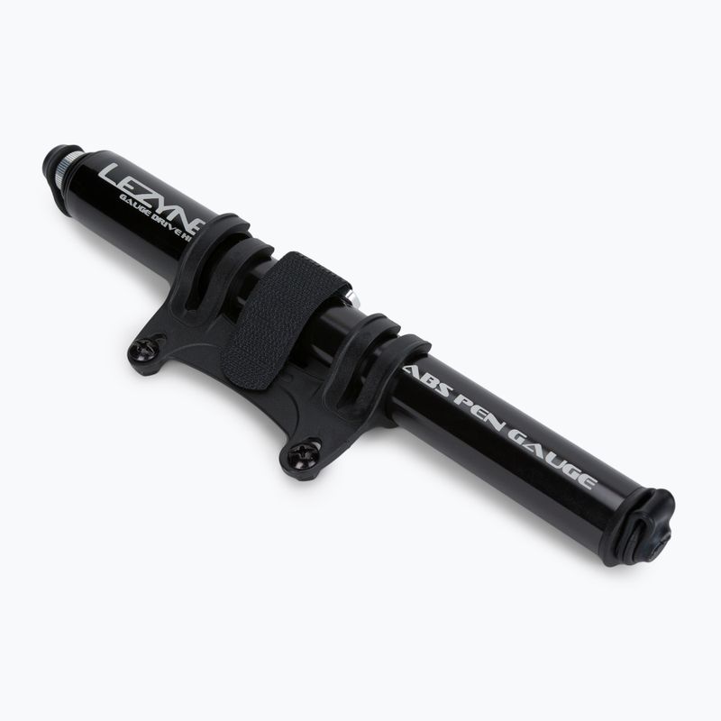 Kerékpárszivattyú nyomásmérővel Lezyne GAUGE DRIVE HP M ABS 120psi fekete LZN-1-MP-GDHP-V1M04