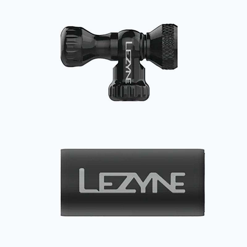 Kerékpárpumpa Lezyne Control Drive CO2 + 1 x cartridge 16 g gloss black 2