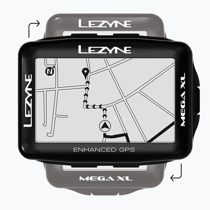 Kerékpáros számítógép LEZYNE MEGA XL GPS fekete LZN-1-GPS-MEGAXL-V104 5