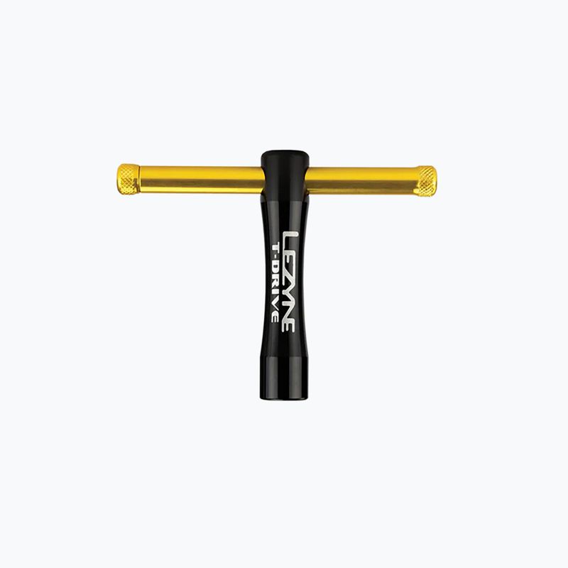 Lezyne T-Drive fekete-arany kerékpárkulcs 1-MT-TDR-V104T12 2