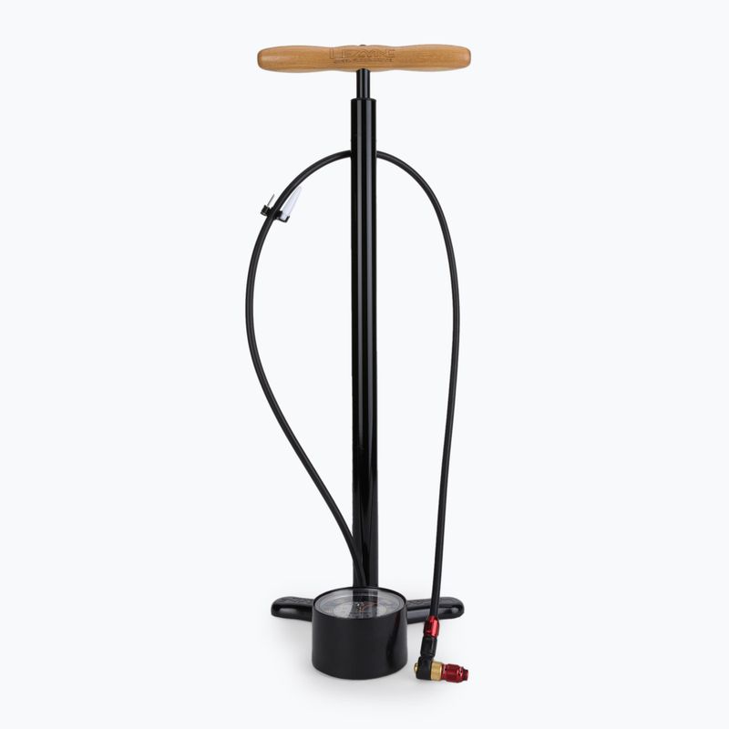 Lezyne STEEL FLOOR DRIVE ABS-1 PRO CHUCK 220psi kerékpárszivattyú fekete LZN-1-FP-SFLDR-V704