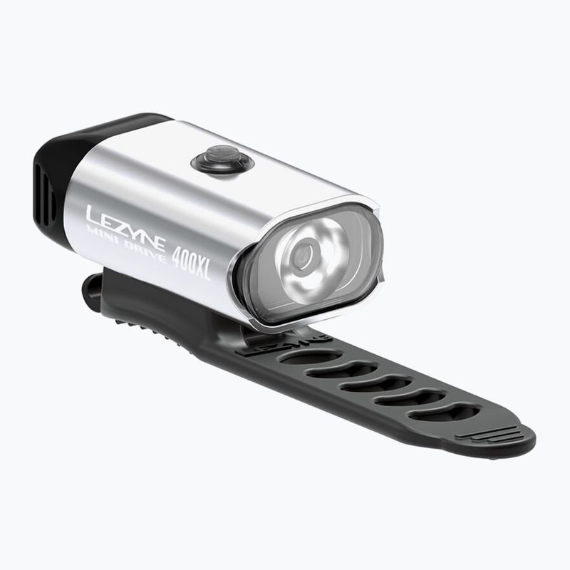 Első kerékpárlámpa Lezyne Mini Drive 400XL Front gloss silver
