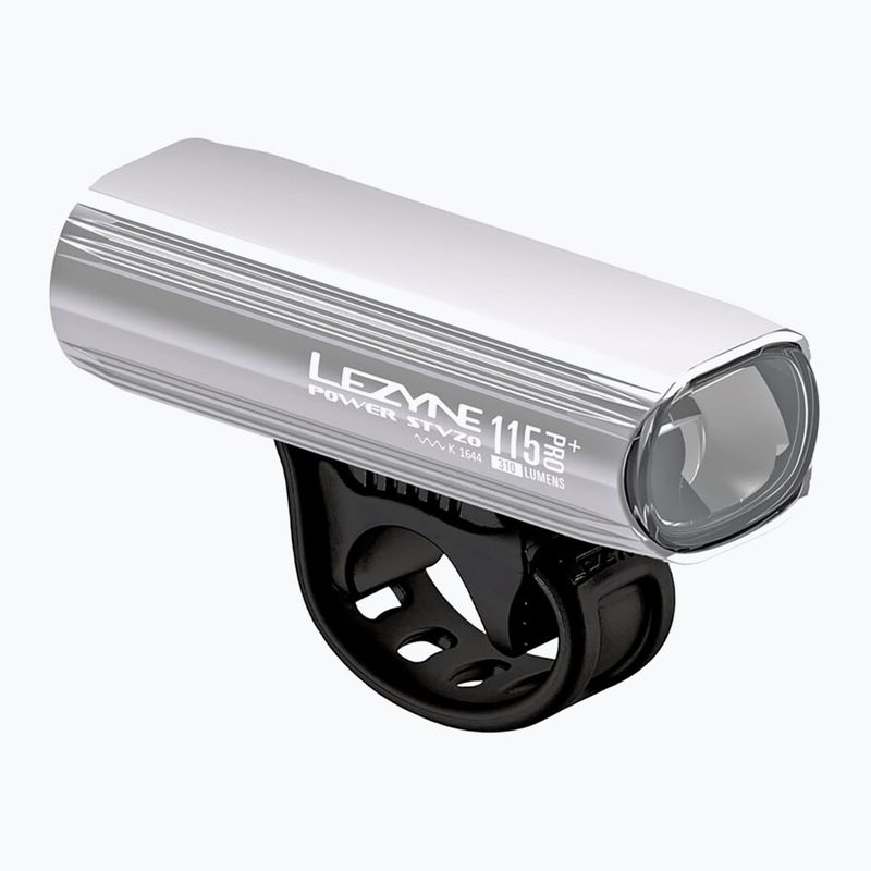 Lezyne Power Stvzo Pro 115 fényes ezüst első kerékpárfény