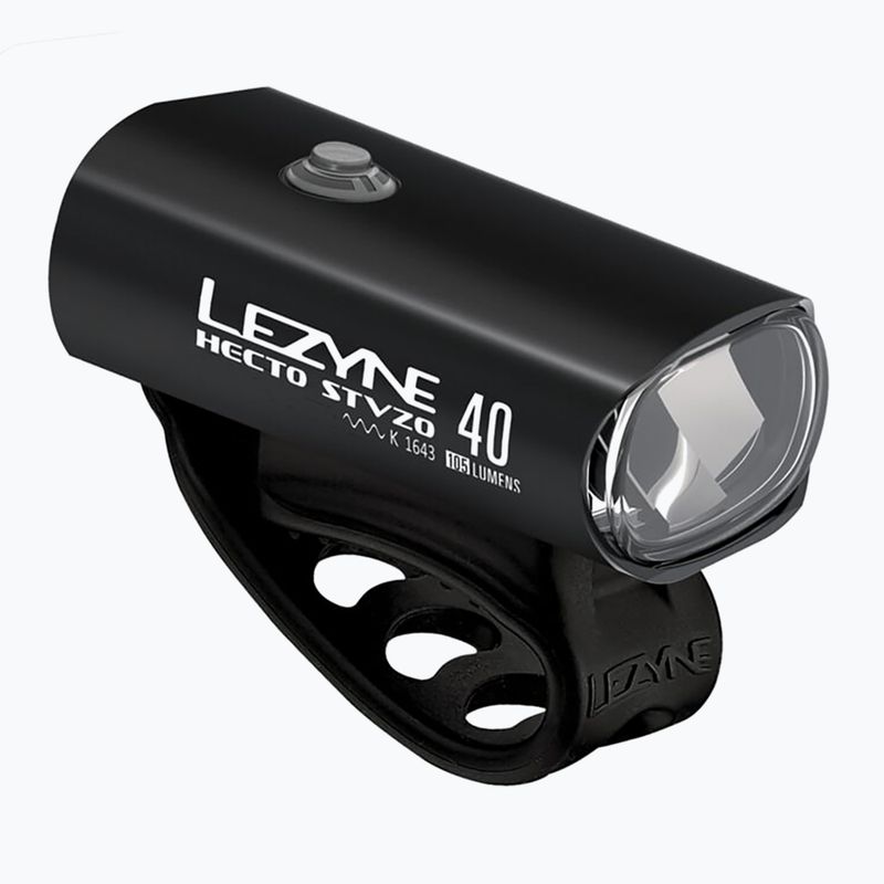 elülső kerékpárlámpa Lezyne Hecto Drive Stvzo 40 Front gloss black