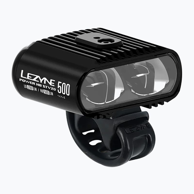 Lezyne Power HB Drive Stvzo 500 töltött fekete első kerékpárfény