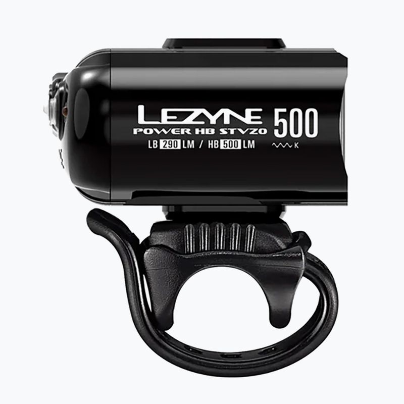 Lezyne Power HB Drive Stvzo 500 töltött fekete első kerékpárfény 3