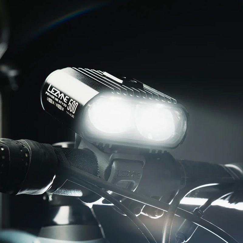 Lezyne Power HB Drive Stvzo 500 töltött fekete első kerékpárfény 4