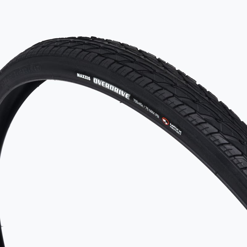 MAXXIS Overdrive 27TPI Maxxprotect huzalos kerékpár gumiabroncs fekete 3