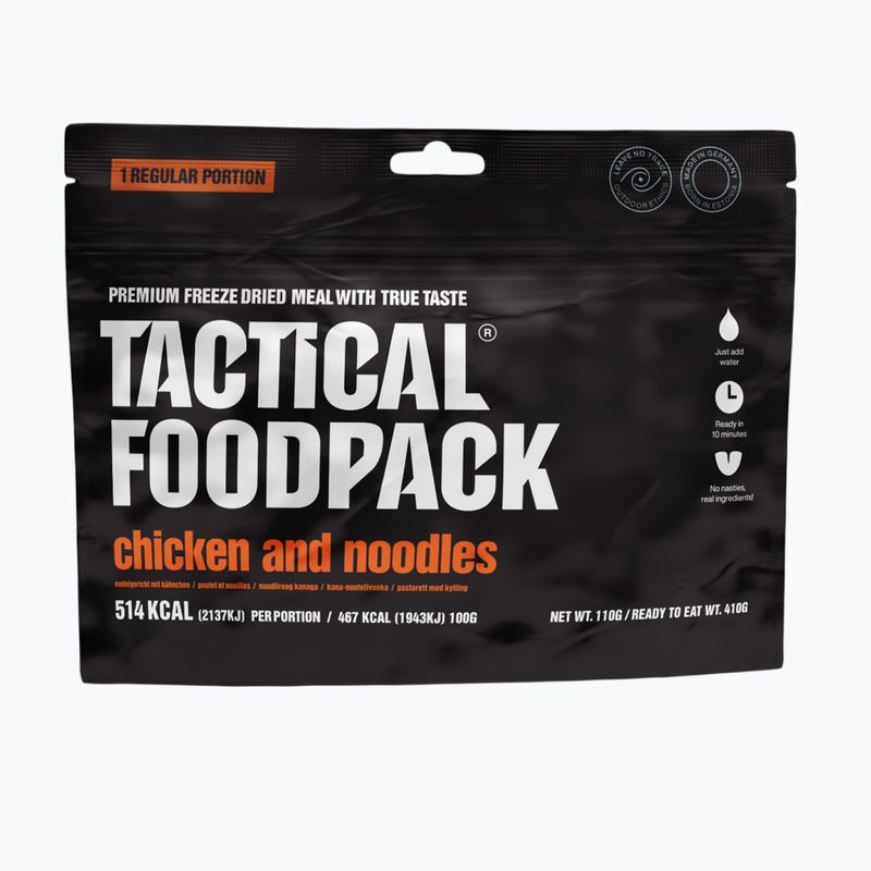 Fagyasztva szárított élelmiszer Tactical Foodpack csirke és tészta 410 g 2