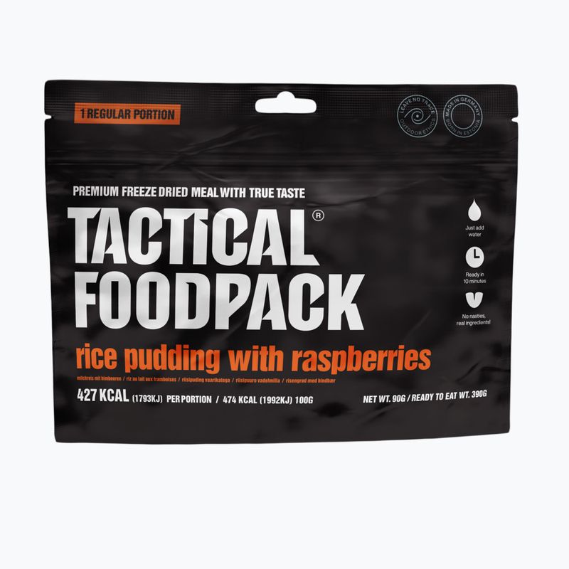 Fagyasztva szárított élelmiszer Tactical Foodpack rizspuding málnával 90 g 2