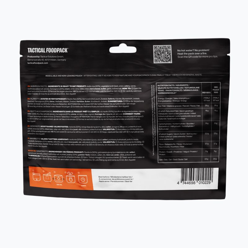 Fagyasztva szárított élelmiszer Tactical Foodpack Gombás rizottó 420 g 3