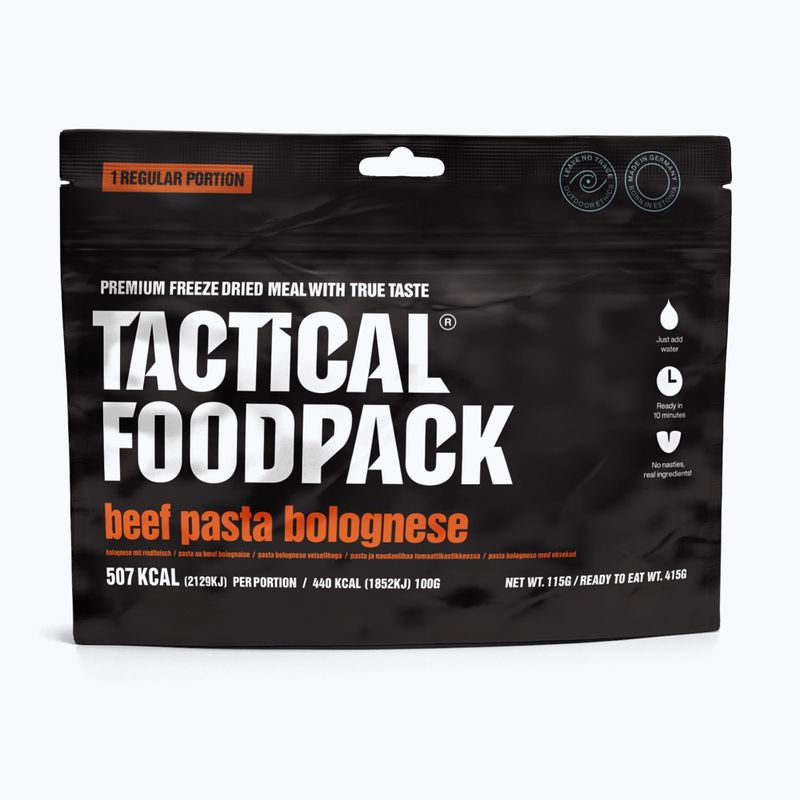 Fagyasztva szárított élelmiszer Tactical Foodpack Marhahúsos tészta bolognai 160 g 2