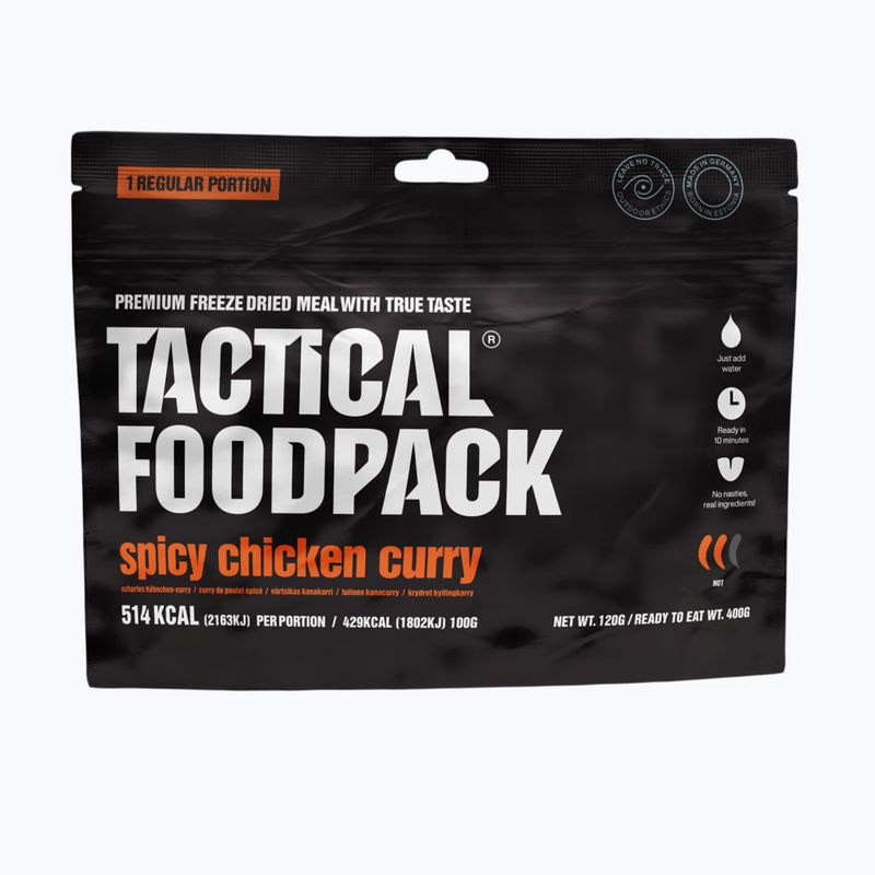 Fagyasztva szárított élelmiszer Tactical Foodpack fűszeres csirke curry 120 g 2