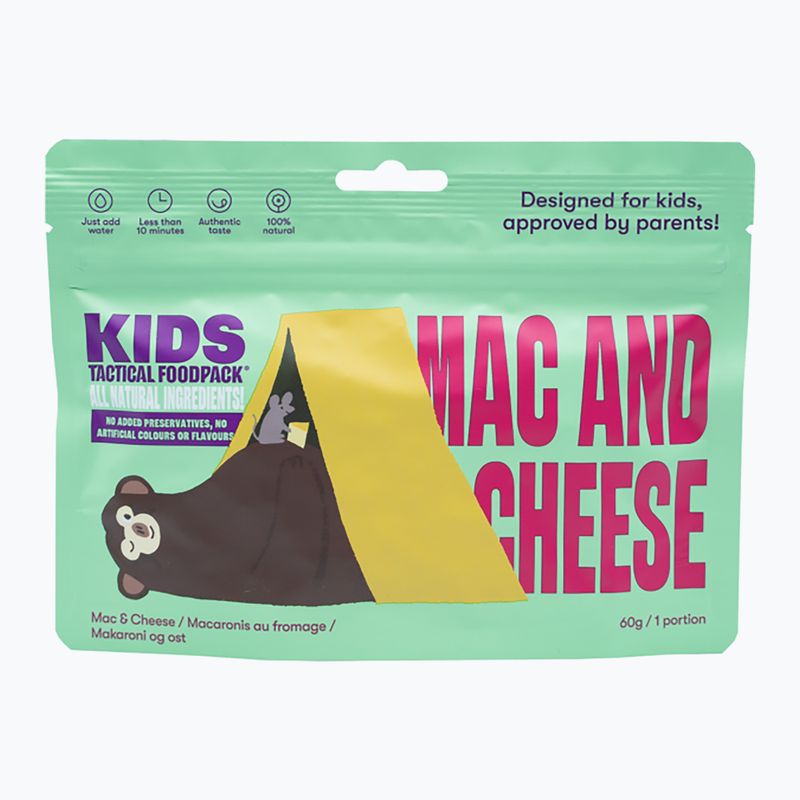 Fagyasztva szárított élelmiszer Tactical Foodpack Kids Mac and Cheese 200 g