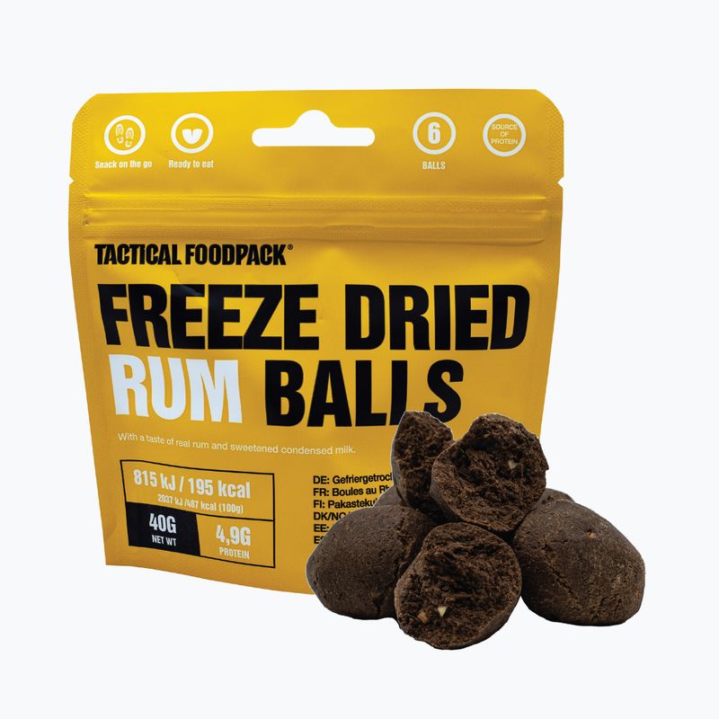 Tactical Foodpack Snack fagyasztva szárított rumos golyók 40 g 2