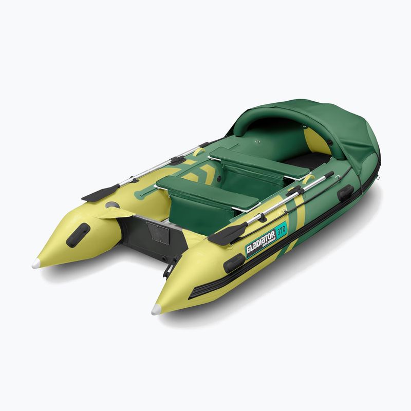 Ötszemélyes gumicsónak Gladiator C370 AL green/yellow 4