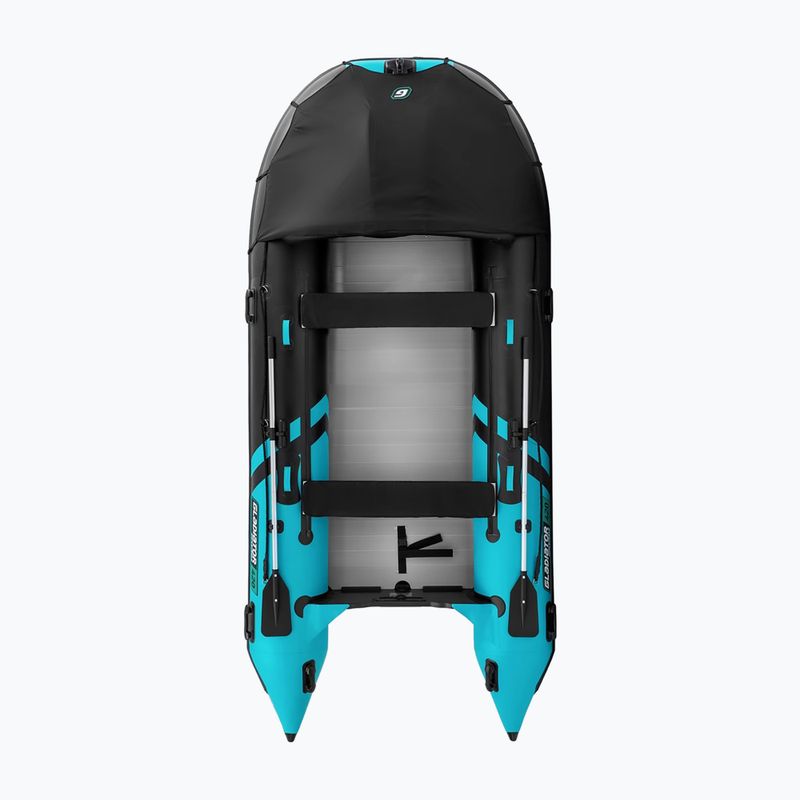 Hét személyes gumicsónak Gladiator C420 AL black/turquoise