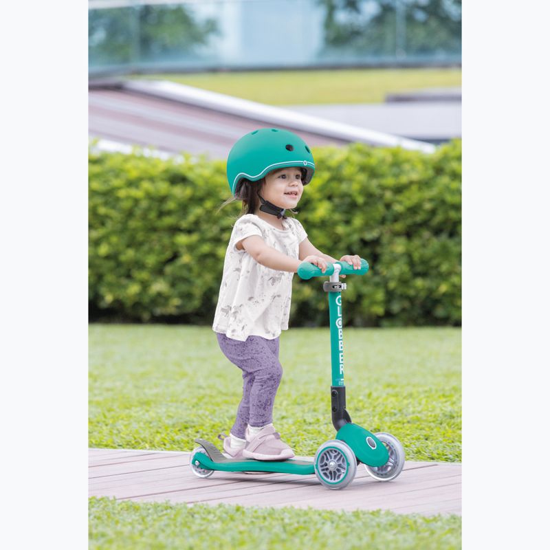 Globber Junior Összecsukható Fények gyermek háromkerekű sötét smaragdzöld 9