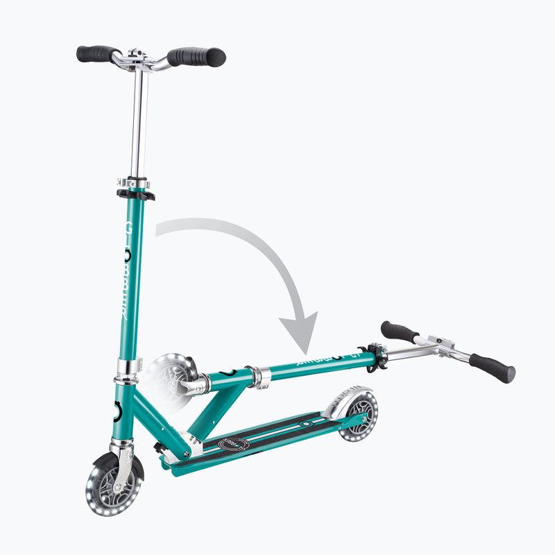 Gyerek városi roller Globber Flow Element Lights jade 7