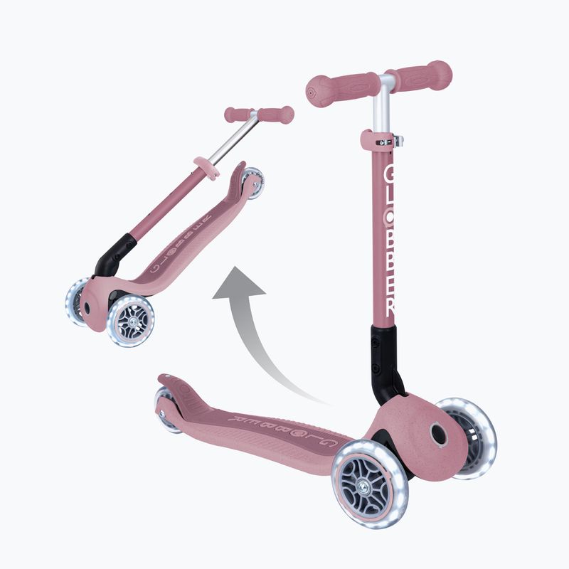 Globber Junior Összecsukható fények Eco berry gyermek háromkerekű robogó 5