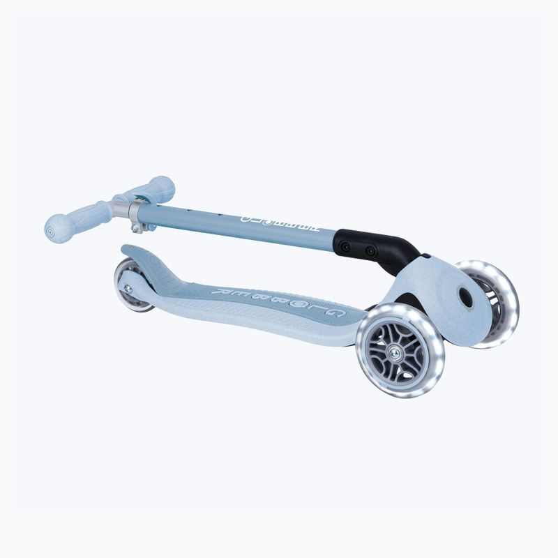 Gyermek háromkerekű roller Globber Junior Primo Foldable Lights Eco blueberry 5