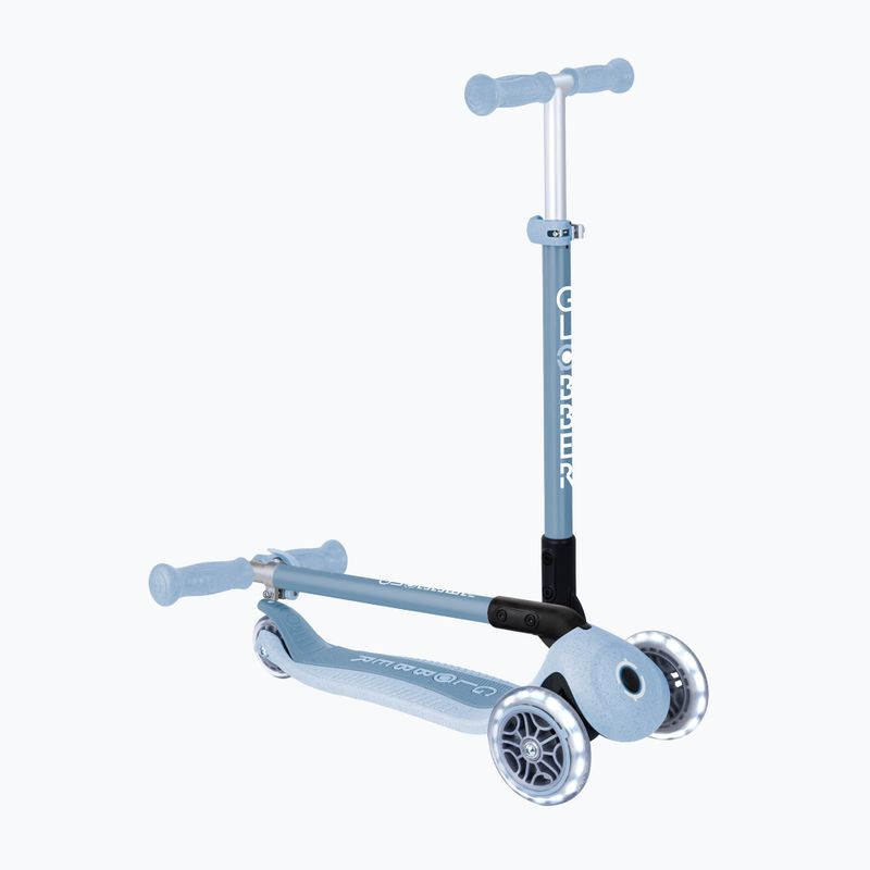 Gyermek háromkerekű roller Globber Junior Primo Foldable Lights Eco blueberry 6