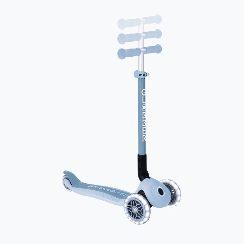 Gyermek háromkerekű roller Globber Junior Primo Foldable Lights Eco blueberry 9
